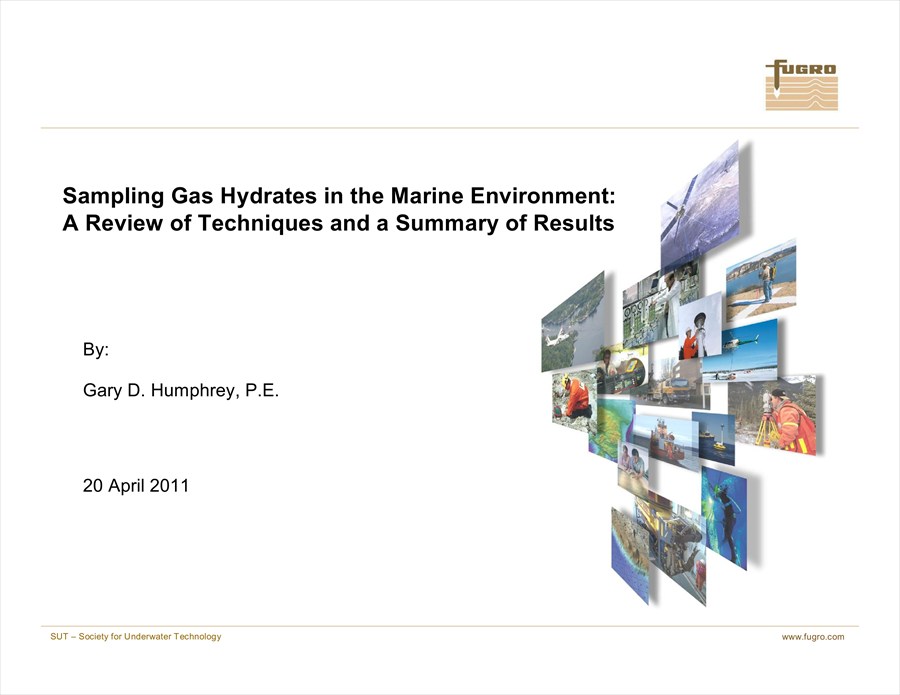 Sampling Gas Hydrates in the Marine Environment Techniques and Results