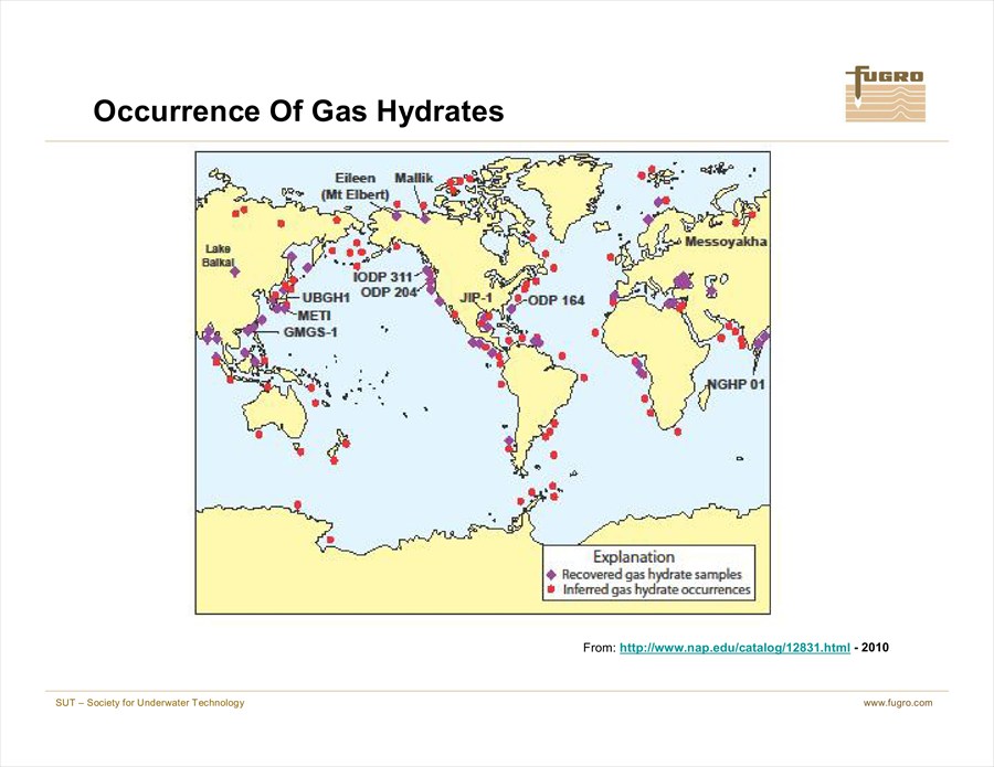 Sampling Gas Hydrates in the Marine Environment Techniques and Results