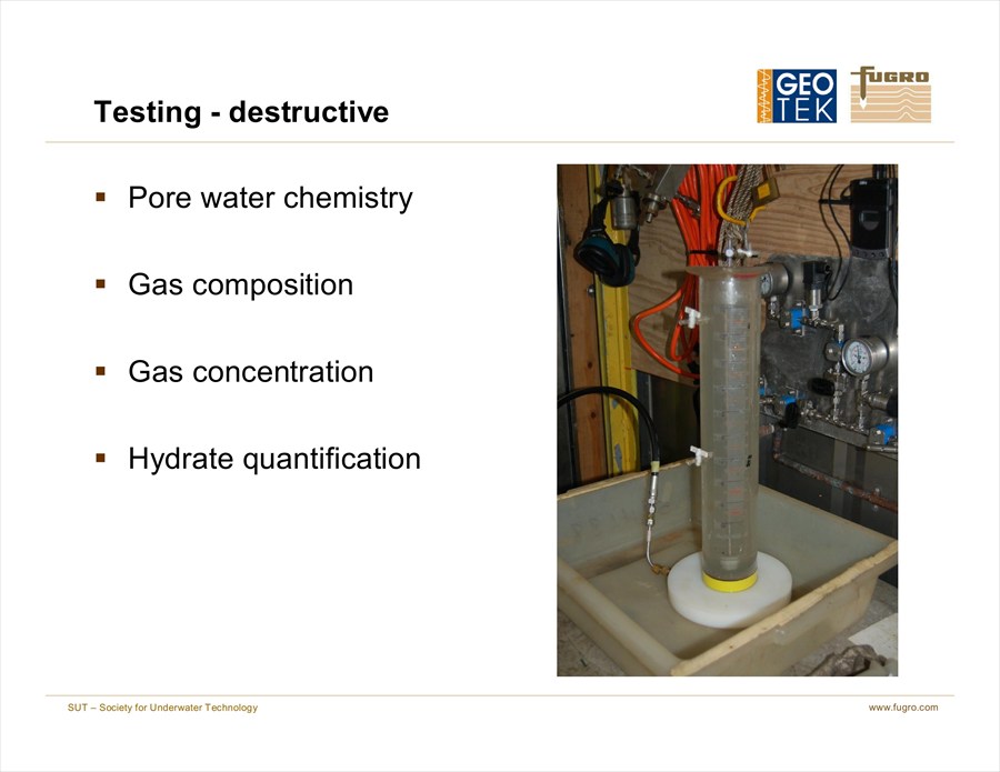 Sampling Gas Hydrates in the Marine Environment Techniques and Results